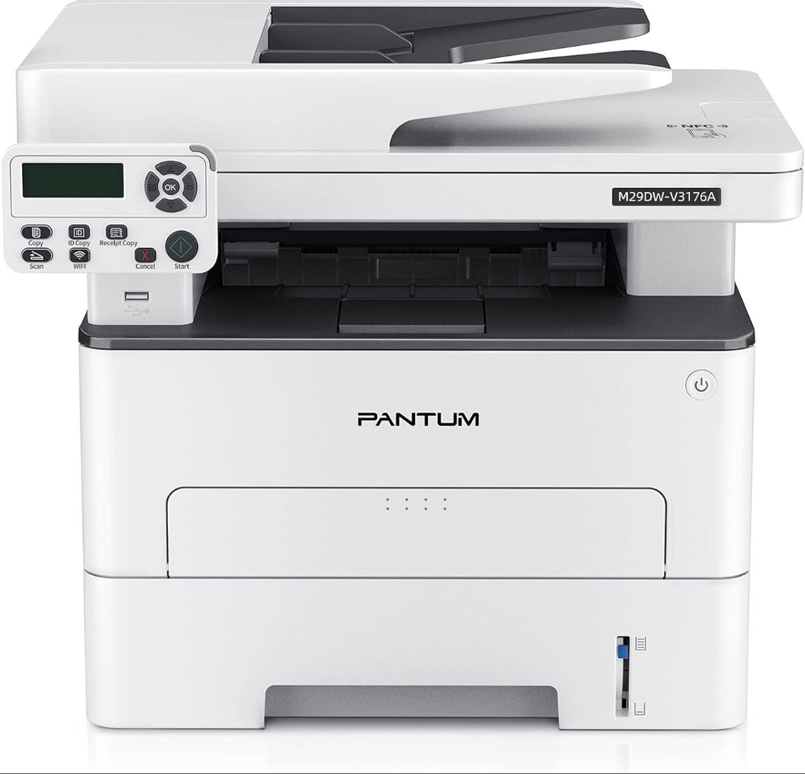 Pantum M29DW Multifunction (Print Copy Scan) All-in-One Monochrome Laser Printer with Wireless Duplex Two-Sided Printing, Networking & USB 2.0, 35PPM 