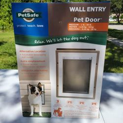 WALL ENTRY PET DOOR-MEDIUM