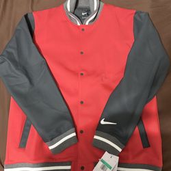 Nike Varsity Jacket Red Size XL