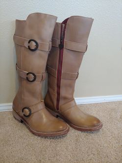 Ariat Alta Tall Boots Real Leather Size 7.5