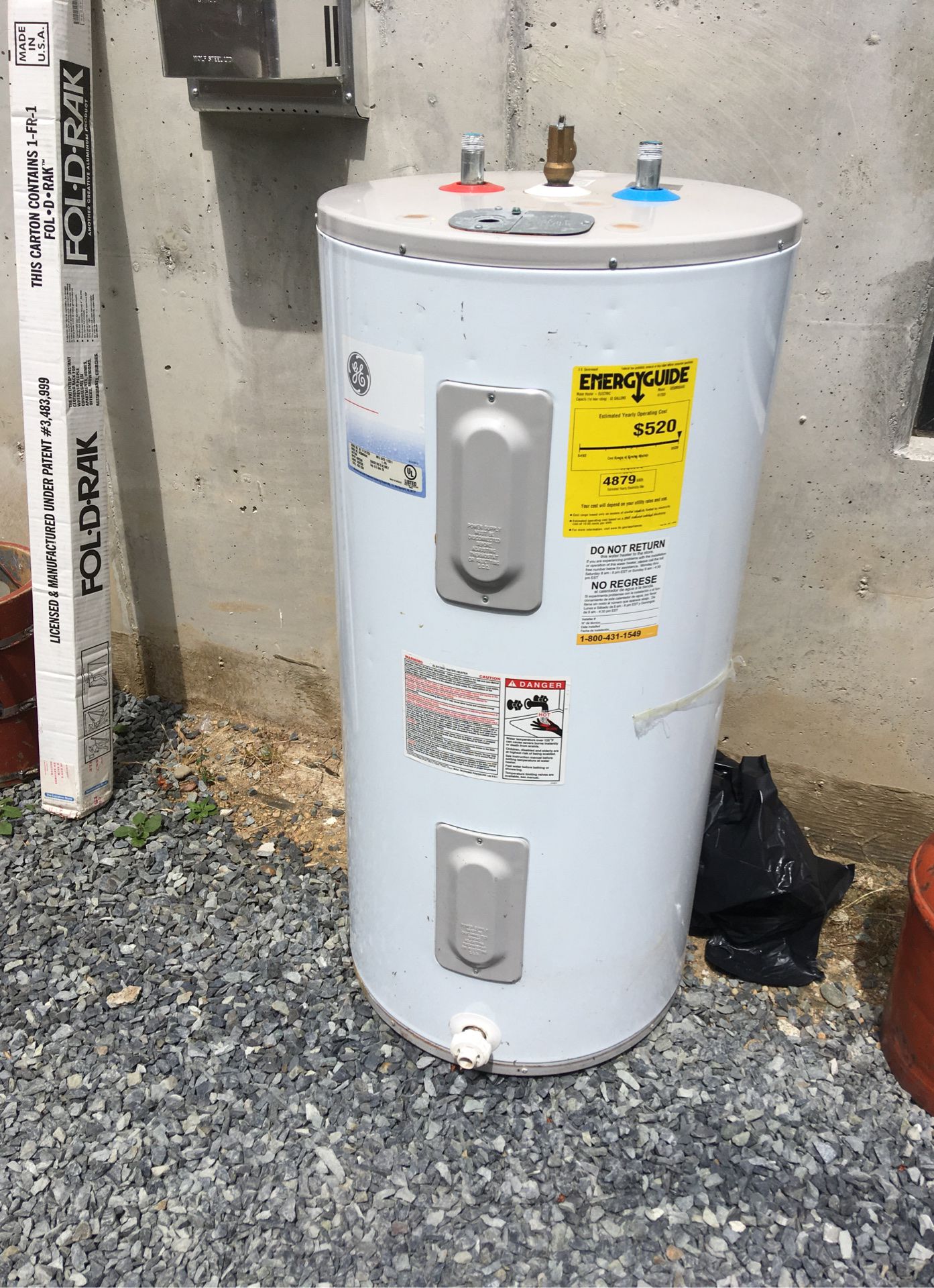GE 50 gallon water heater - 2011