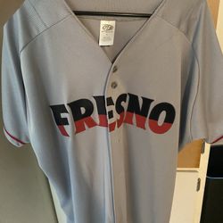 Fresno Grizzle Road/Away Baseball Jersey