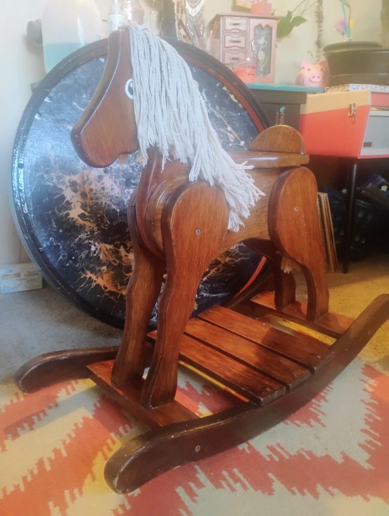 Wooden Rocking Horse
