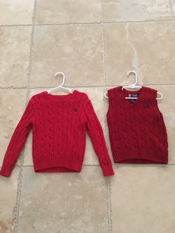 Red Christmas sweaters