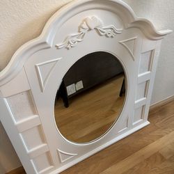 Vanity with mirror