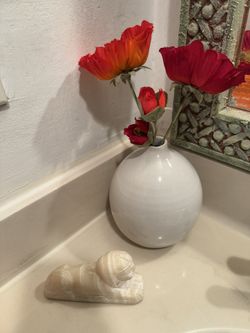 West Elm Ceramic Vase 