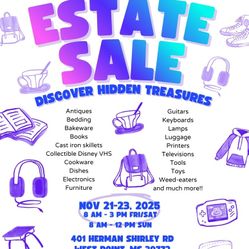 ESTATE SALE - WEST POINT, MS