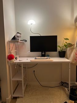 White desk