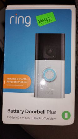NEW Ring Battery Doorbell Plus