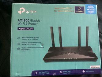 TP-Link AX1800 gigabit router
