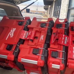 6 Piece Pack Out Milwaukee Tool Box Kit Brand New !!!!!!