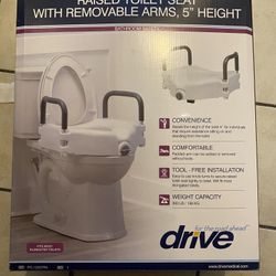 Asiento de inodoro elevado