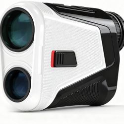 Red OLED Golf Rangefinder with Slope, 1200Yd Laser, 7X Zoom & Magnetic Hold