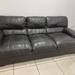 Leather couch