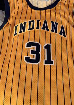 Authentic Yellow Indiana Reggie Miller Jersey Sz.2