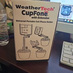 WeatherTech CupFone - adjustable, Universal Cup Holder phone Mount For Car