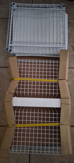 3 tier closet with shelves brand new