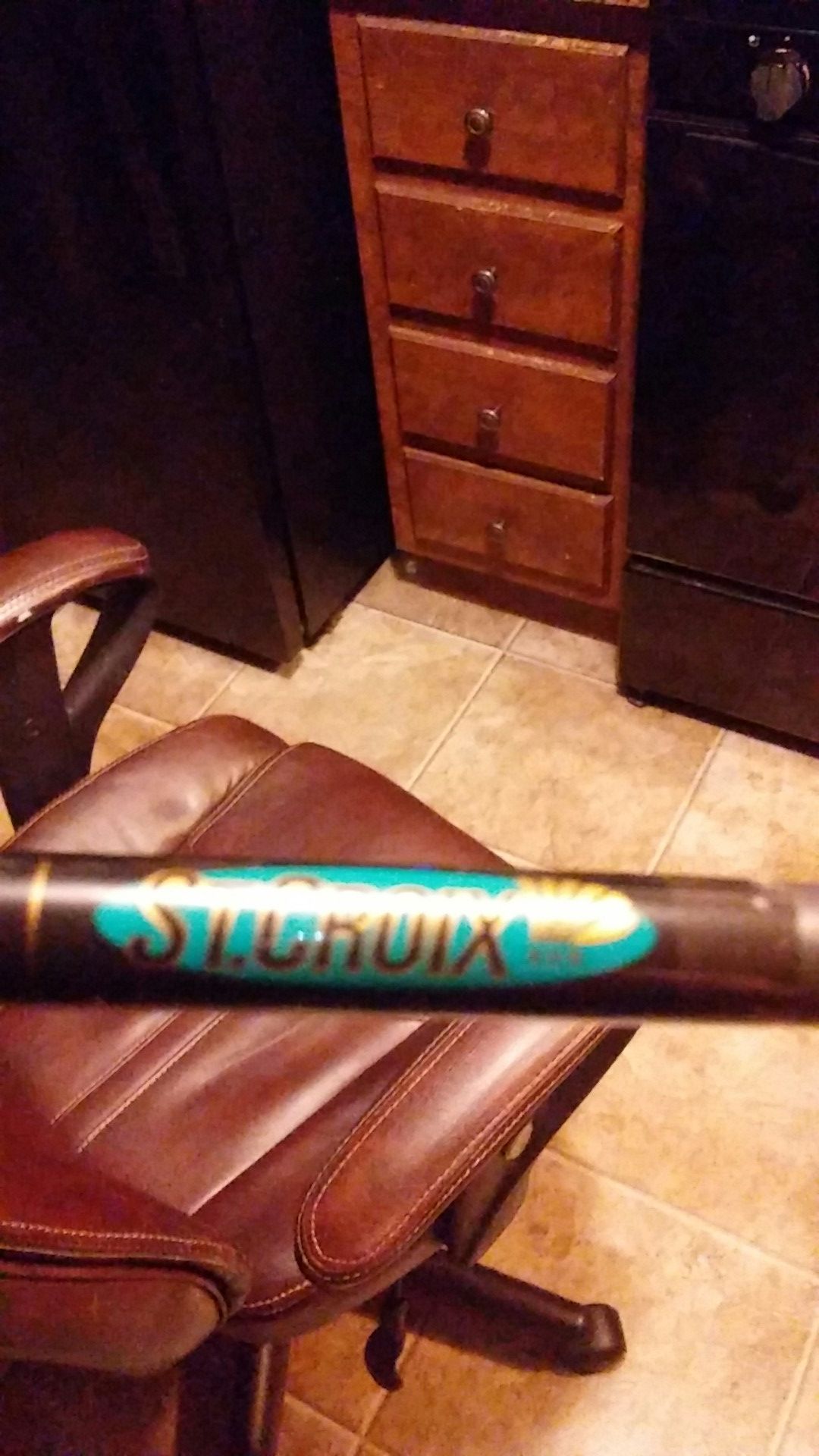 7 foot...st. Croix fishing rod with shimano 4000 stradic reel