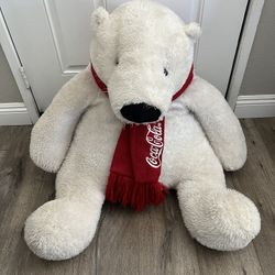 Giant Coca Cola Bear Plush 