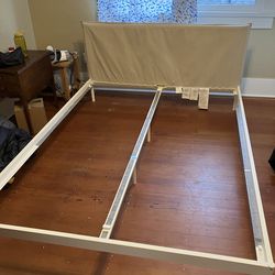 Queen size bed frame w/slats