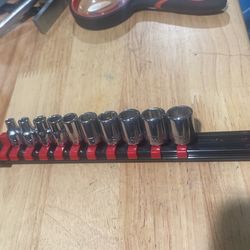 Craftsman 1/4” Drive Metric Socket Set