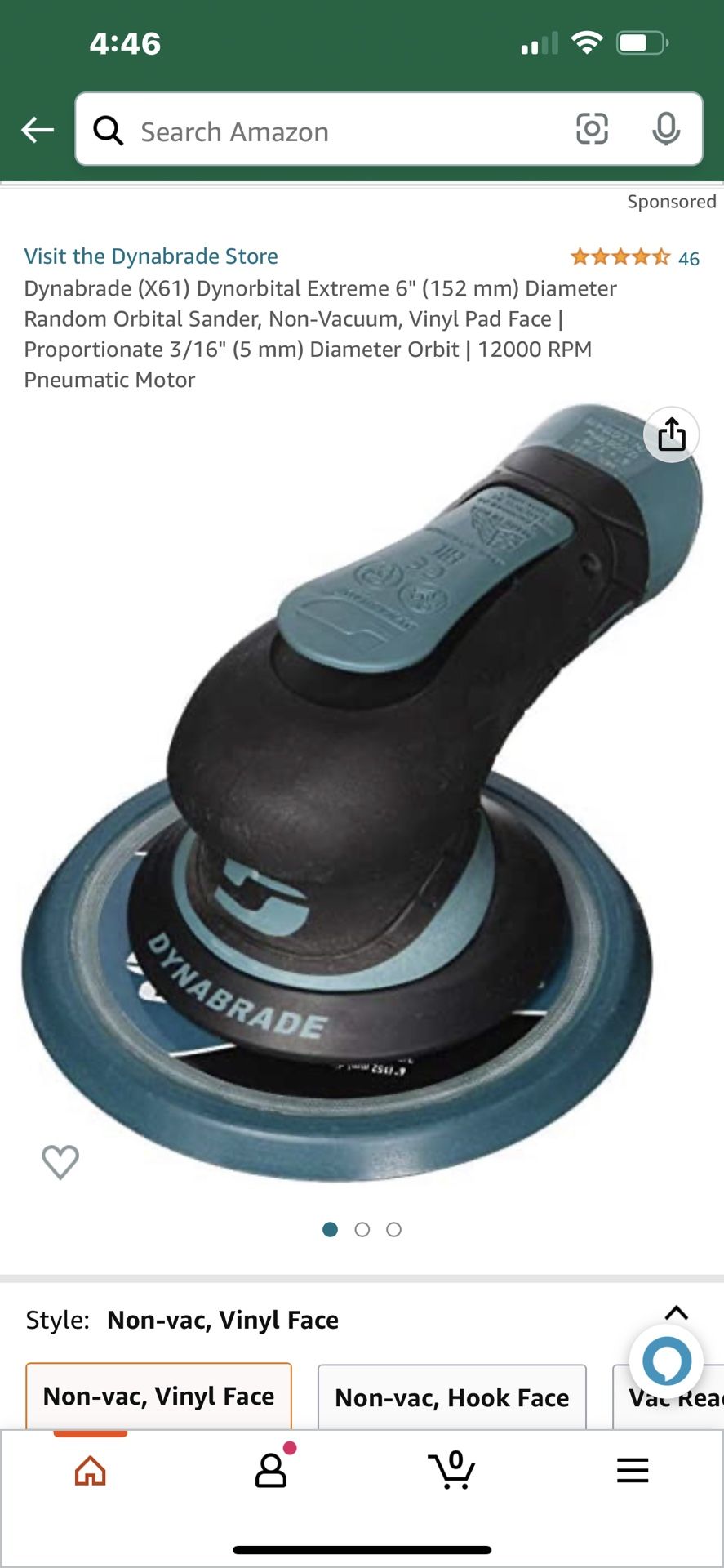 Dynabrade Sander Model X61