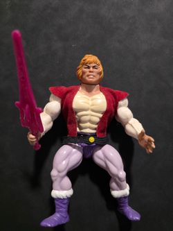 Vintage 1981 MOTU Prince Adam Action Figure Complete (Taiwan Variant w/ Pink Sword)