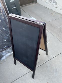Double Sided Chalkboard