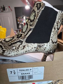 Snake skin boots