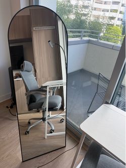 Arched Full Length Floor Mirror