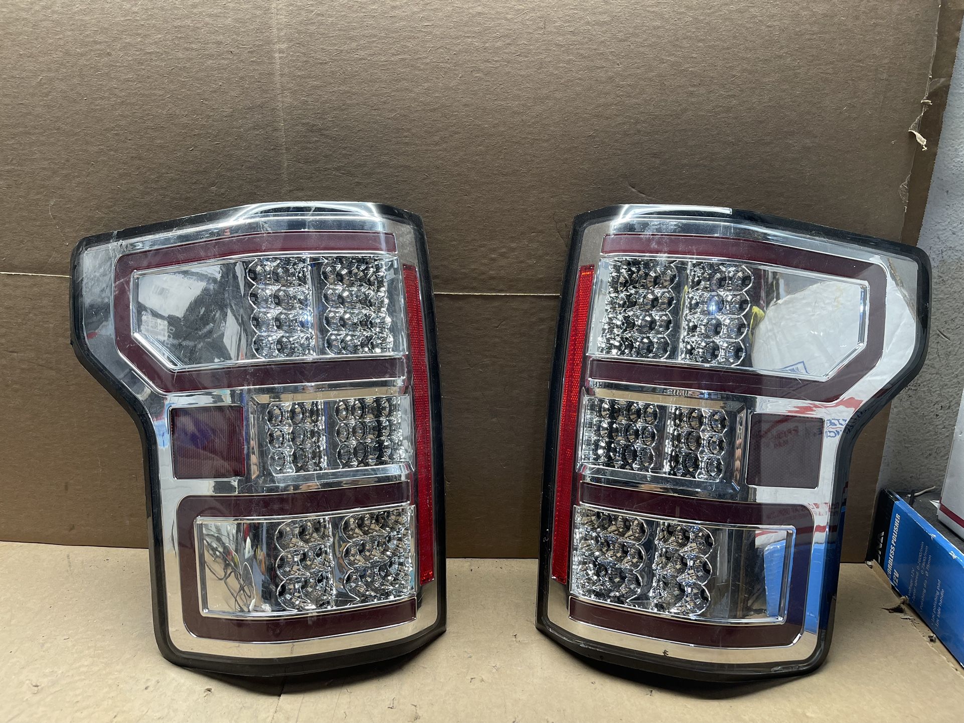 Ot49 Fit Ford F150 Chrome Full Led Rear Light