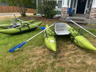 2x Classic Accessories Clark Fork Pontoon Boats – w/ Oar Upgrade