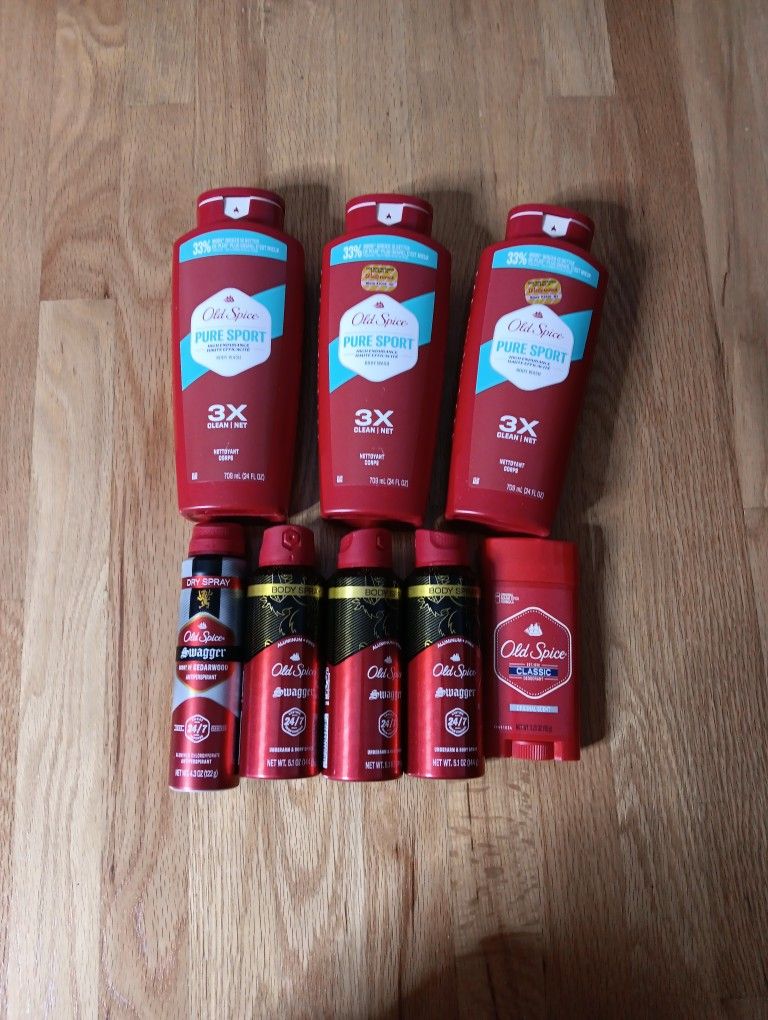 8 For $32 Old Spice Deodorants Bodywash