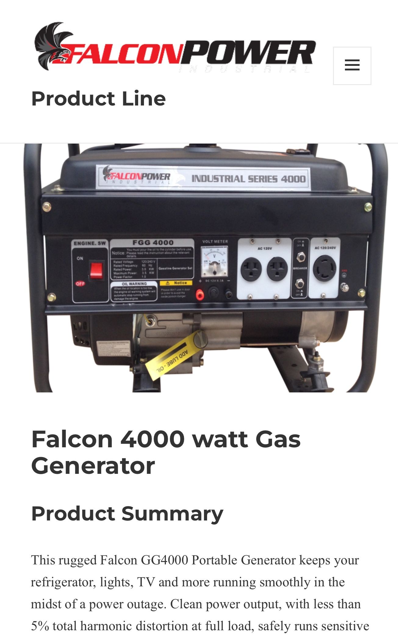 Power Generator. 3500