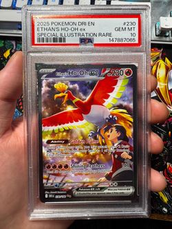 Ethan's Ho-Oh ex Special Illustration Rare 230/182 PSA 10