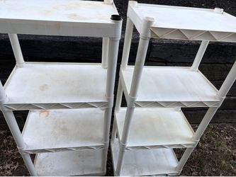 Shelving units. 4 feet tall