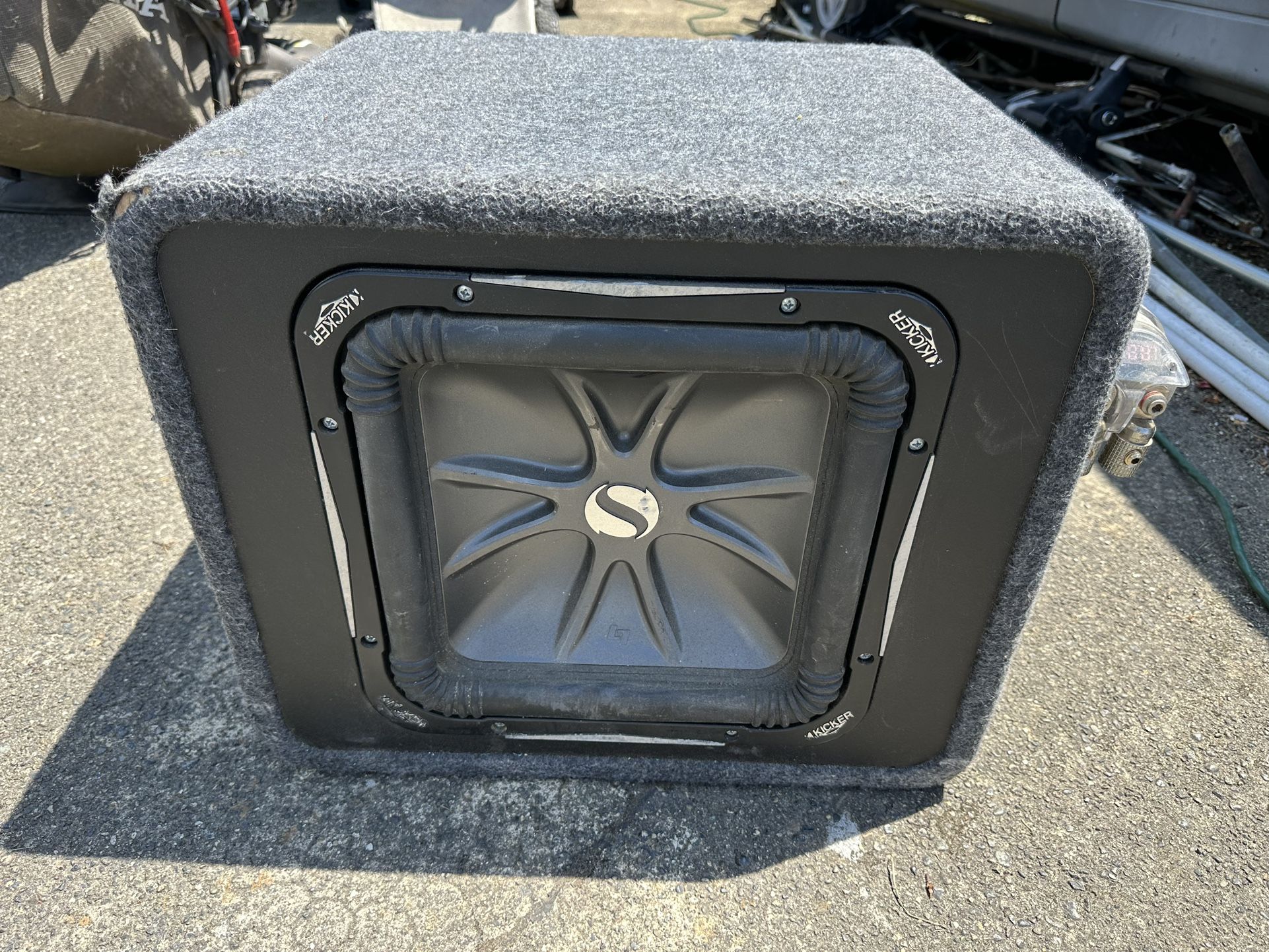 Kicker 12” L7 Subwoofer In A Kicker Box