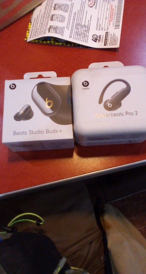 Dre Beats Studio Buds Plus And Dre Powerbeats Pro Two