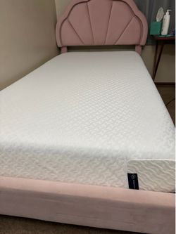Twin size bed frame & Twin Mattress