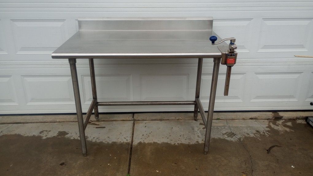 Advance Tabco NSF Stainless Prep Tables (2 Available)