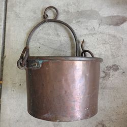Large Vintage Copper Pot
