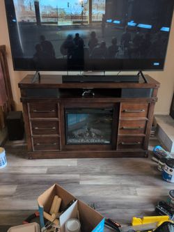 Electric Fireplace TV Stand