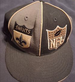 Head size is 7 Youth or Adult. New Orleans Saints NFL Fitted Hat