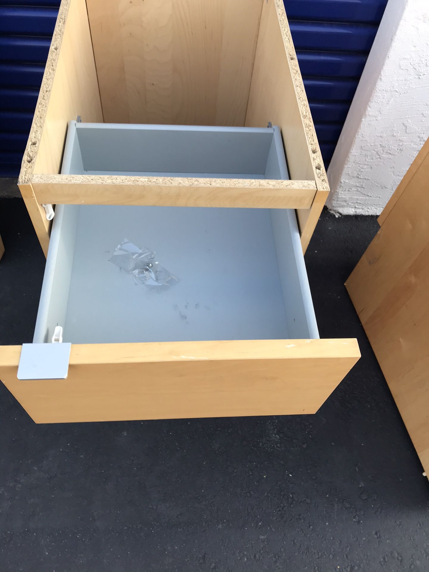 IKEA JONAS MALM DESK IN BEECH COLOR. WITH SMALL DRAWER AND 60