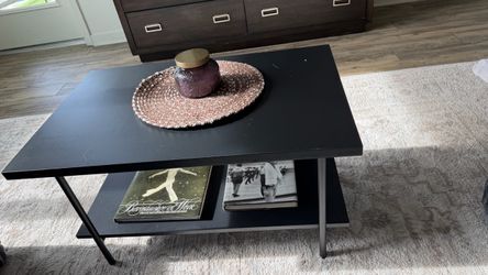 Black coffee table