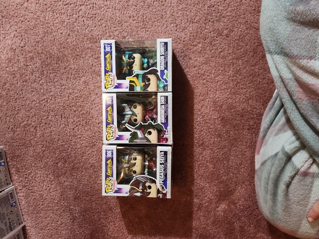 saint seiya funko pops