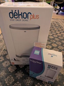 Dekor Plus Baby Diaper Pail new in box