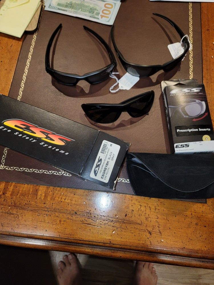 ESS Recon Tactical Sunglasses. Prescription. Military.