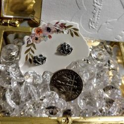 925 Sterling Silver Frog Earrings