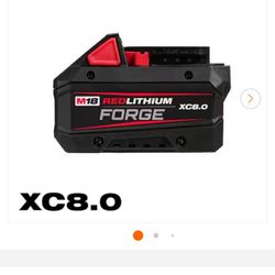 MILWAUKEE M18 FORGE XC 8.0 BRAND NEW IN PACKAGE RED LITHIUM